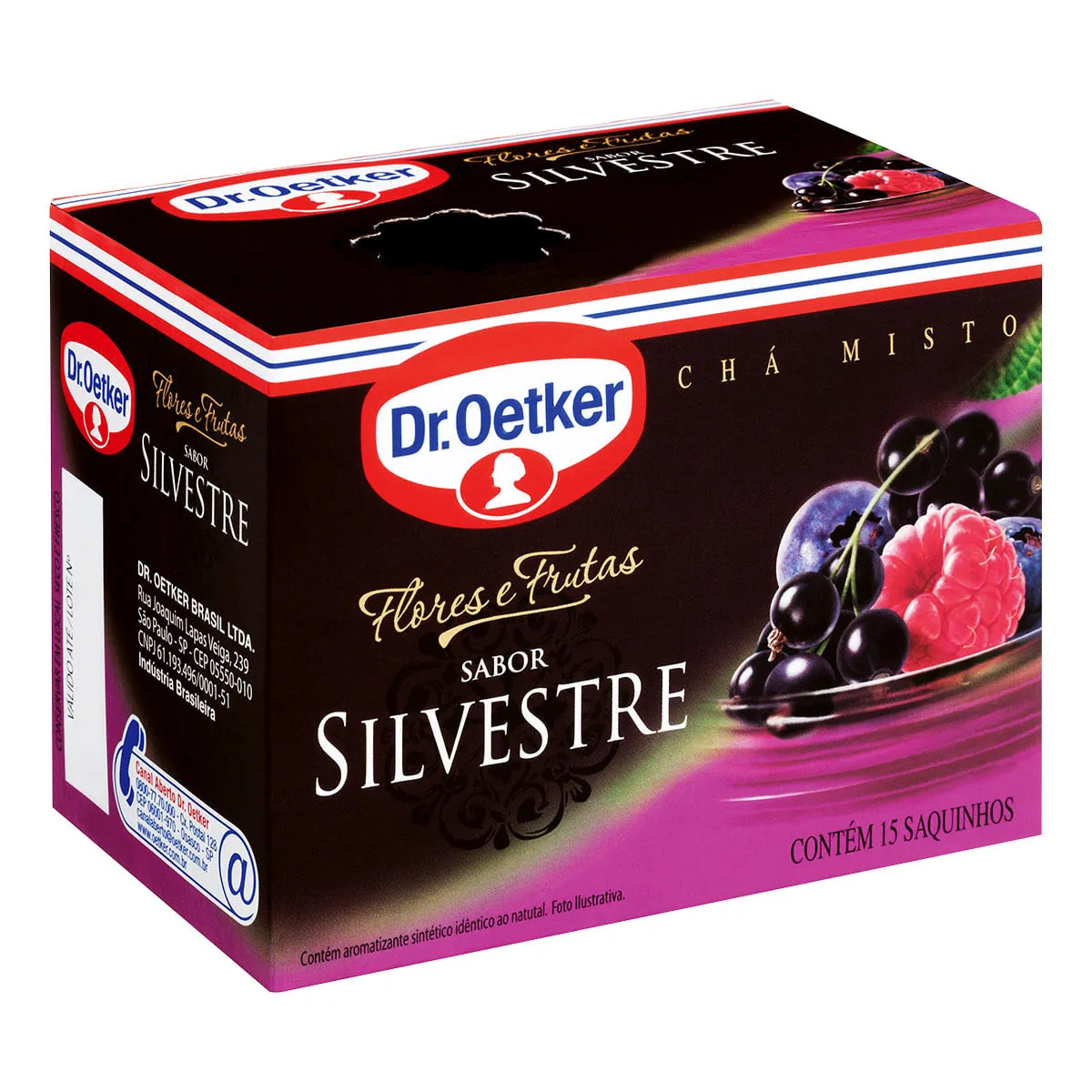 Chá Silvestre Dr. Oetker Caixa com 15 Sachês 30g