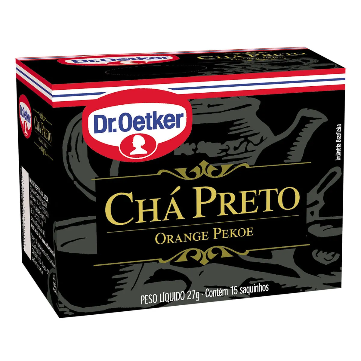 Chá Preto Dr. Oetker Caixa com 15 Sachês 27g