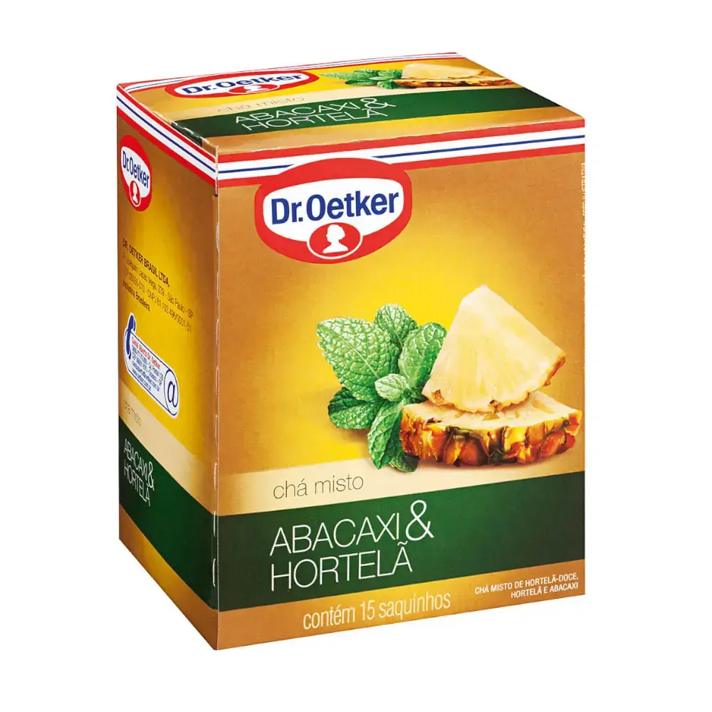 Cha Abacaxi E Hortela Oetker R
