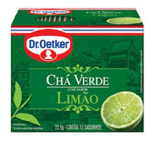 Chá Verde com Limão Dr. Oetker 15 Sachês