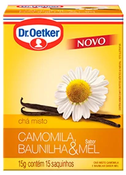 Cha Oetker 15g Cam/baun/mel C/15 Saq
