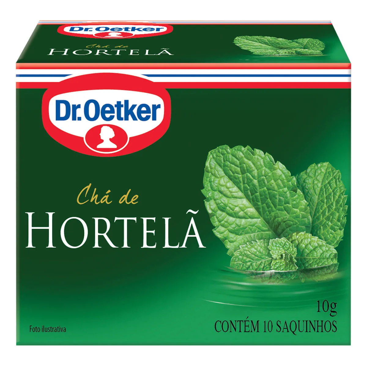 Chá Hortelã Dr. Oetker Caixa com 10 Sachês 10g