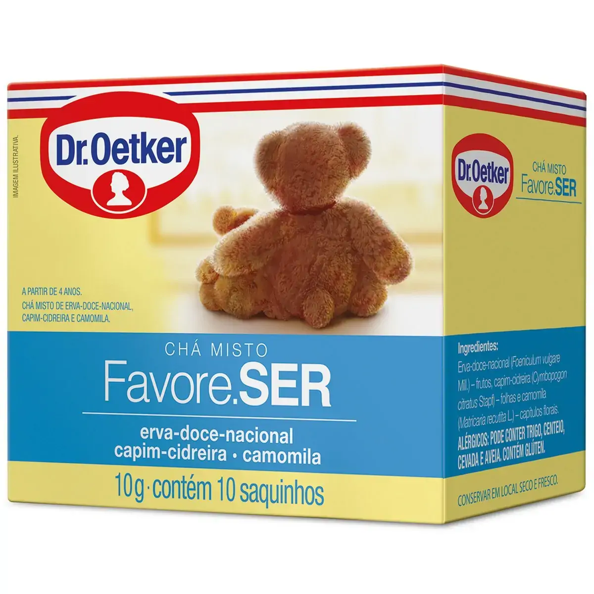 Chá Misto Doce Bebê Dr. OETKER 10g com 10 Saquinhos