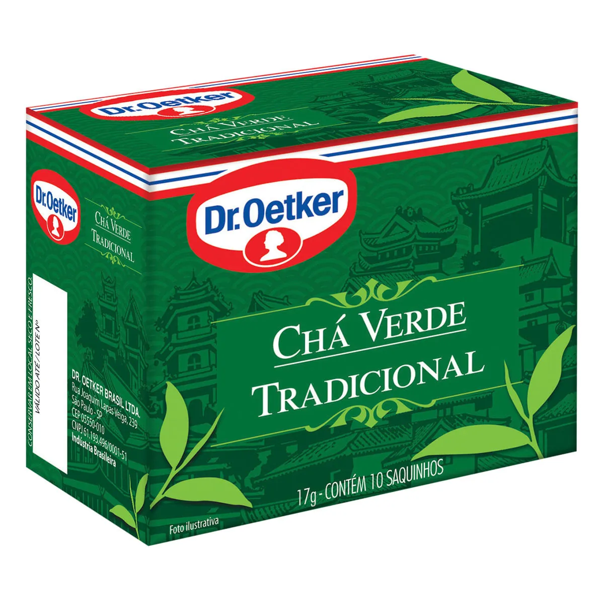 Chá Tradicional Dr. Oetker Caixa com 10 Sachês 17g