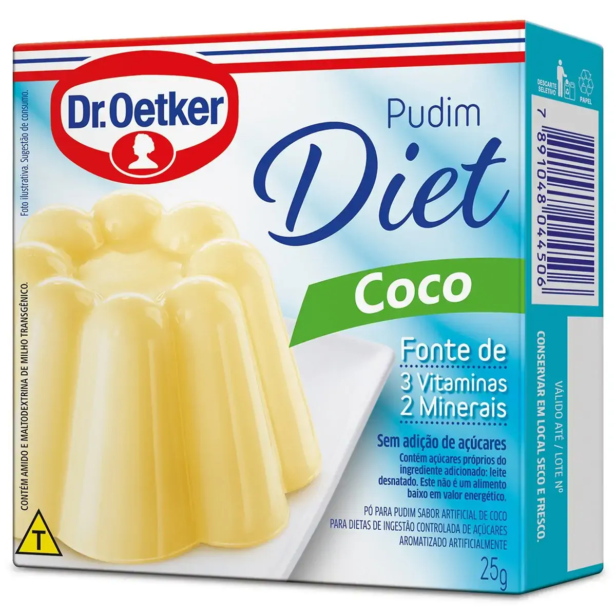 Pó para Pudim Diet Sabor Coco Dr. OETKER Caixa 25g