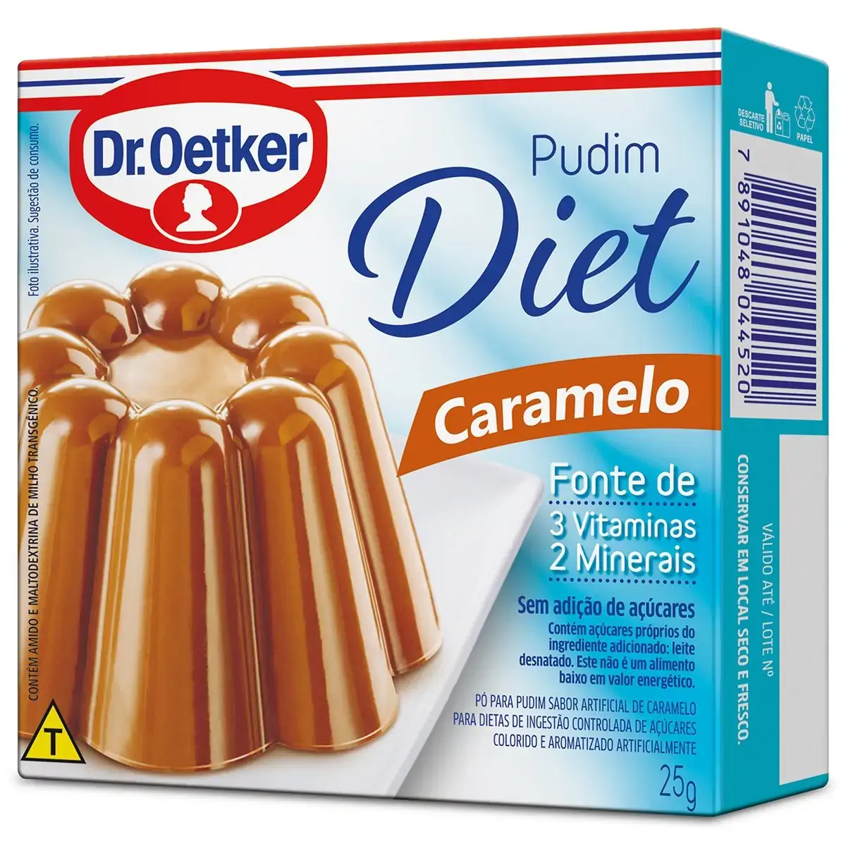 Pó para Pudim Diet Sabor Caramelo Dr. OETKER Caixa 25g