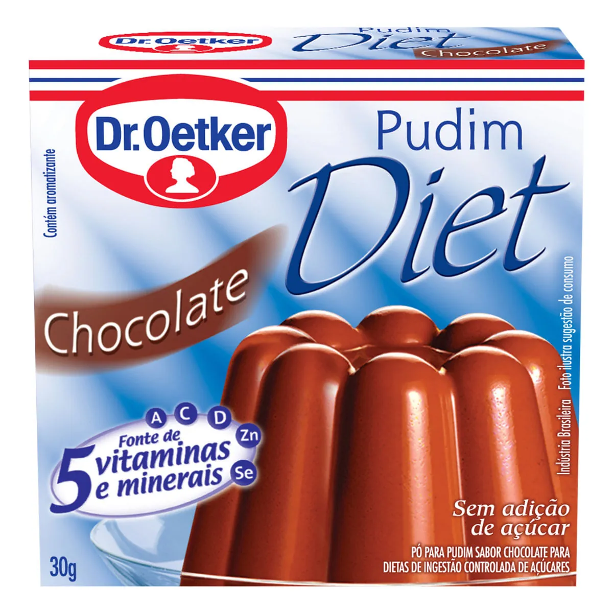 Pó Para Pudim Diet Chocolate Dr. Oetker Caixa 30g