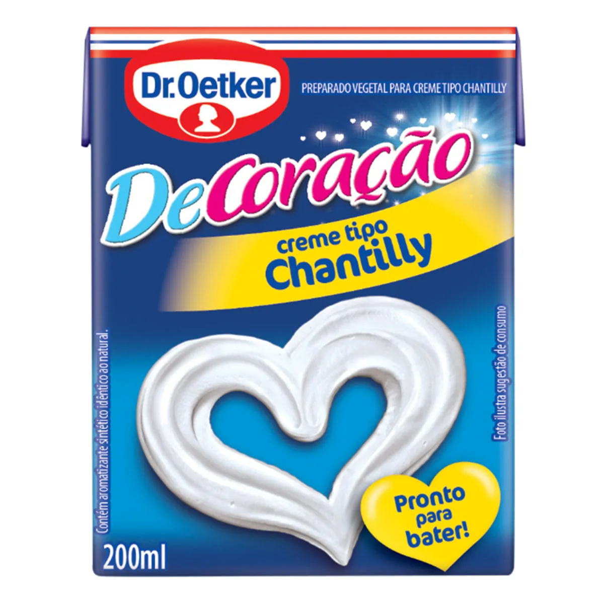 Creme Tipo Chantilly UHT Dr. Oetker 200ml