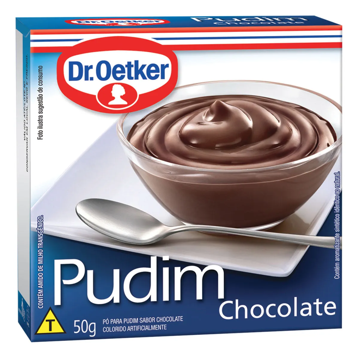 Pó para Pudim Sabor Chocolate Dr. OETKER Caixa 50g