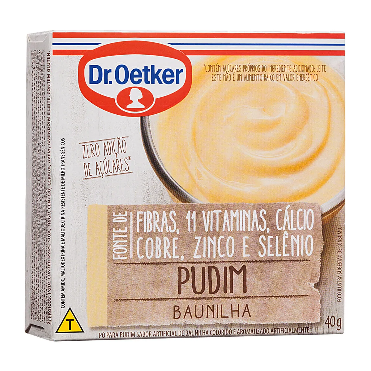 Pudim Func Fibras Dr Oetker Baunilha 45g
