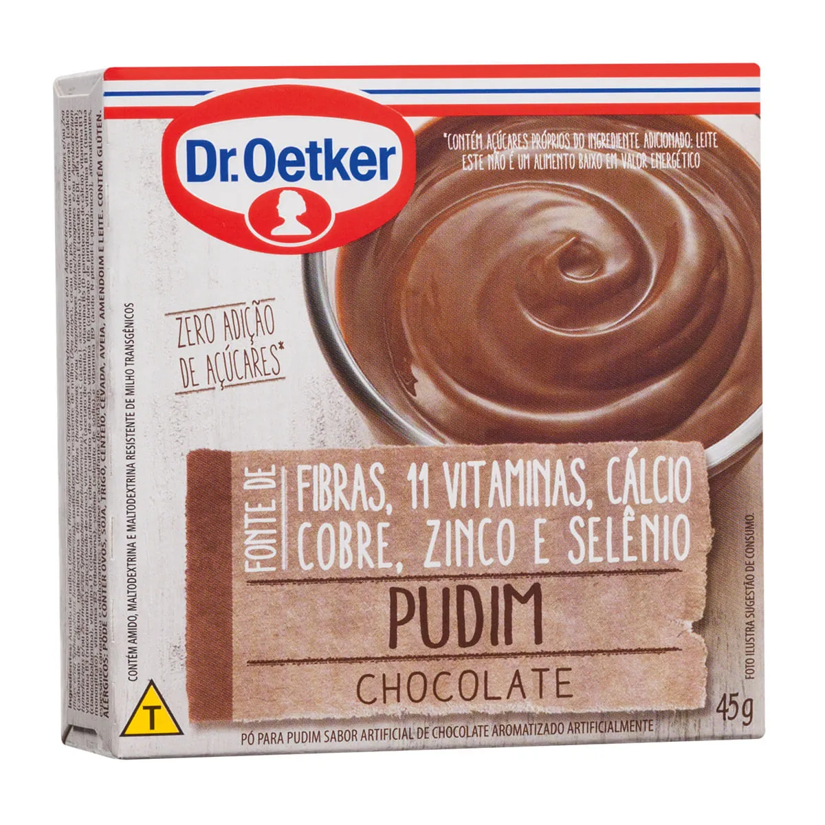 Pó Para Pudim Chocolate Dr. Oetker Caixa 45g