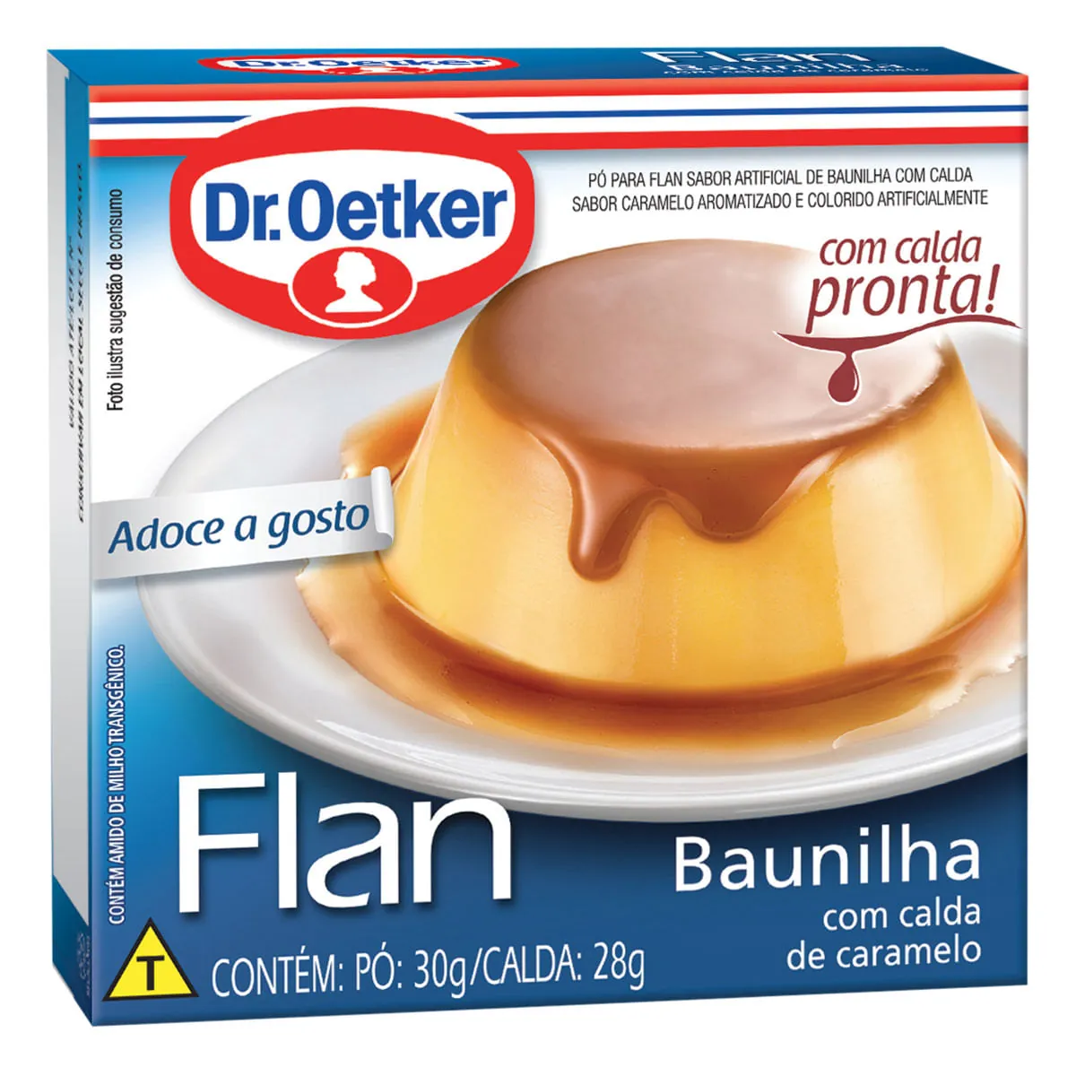 Flan Oetker Baunilha C/calda