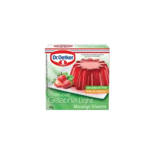 Gelatina Dr.oetker Morango Silvestre Light