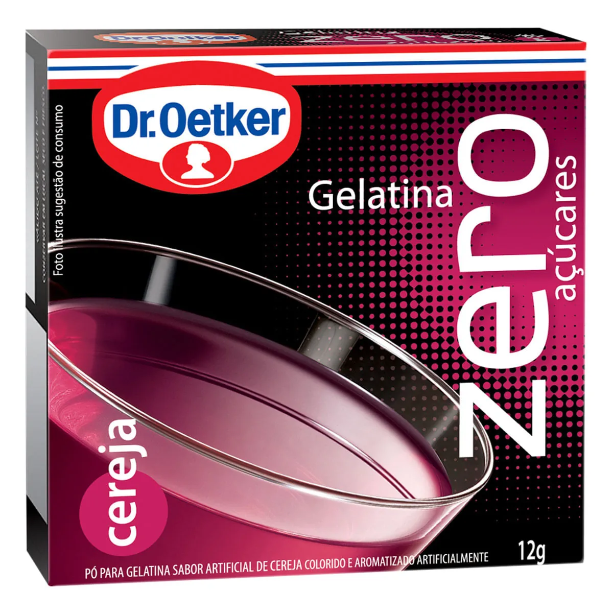 Gelatina Dr Oetker Zero Cereja