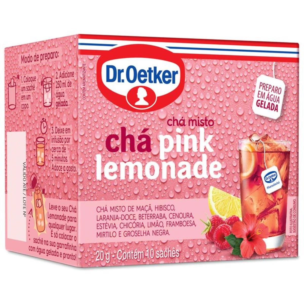 Chá Pink Lemonade DR.OETKER 24X20G