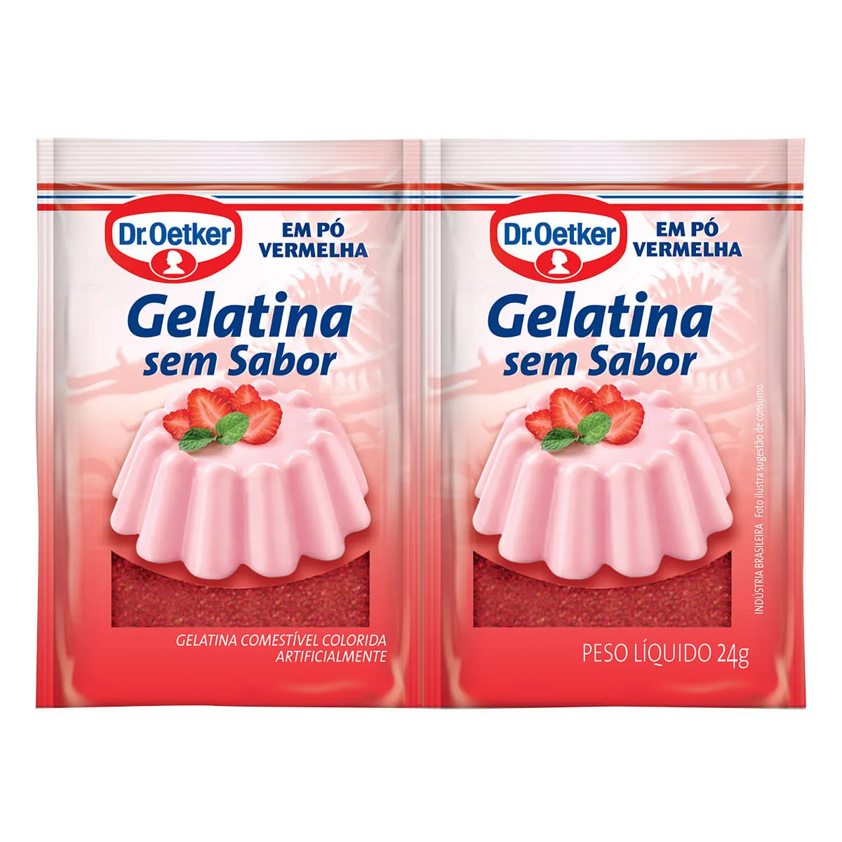 Gelatina Dr.oetker Em Pó Sem Sabor Incolor