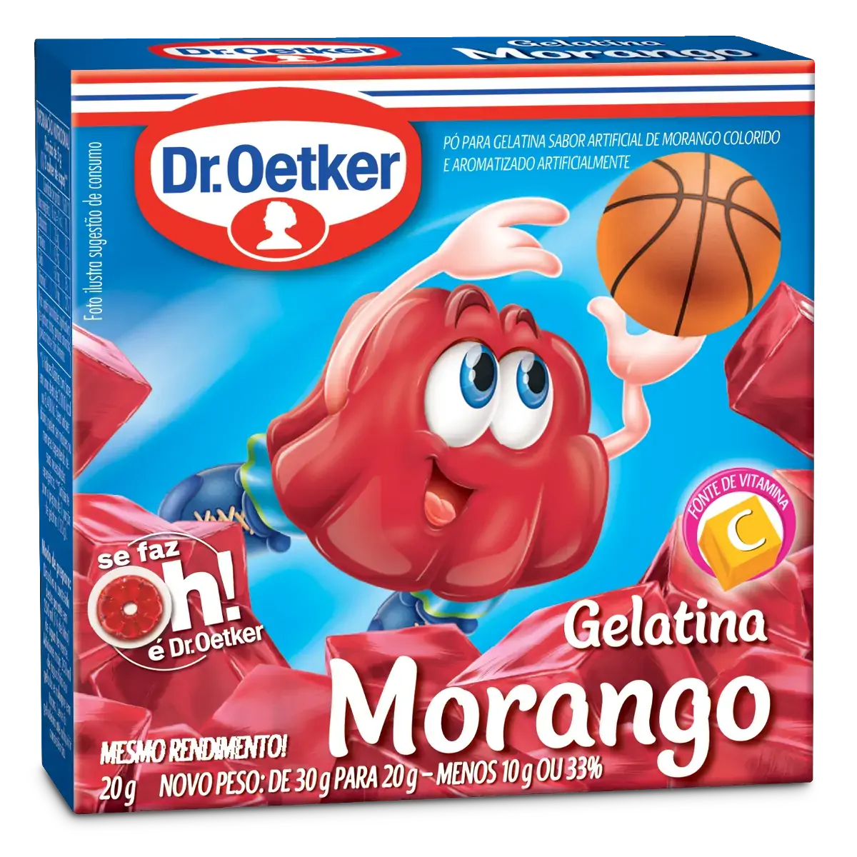 Gelatina Dr.oetker Morango