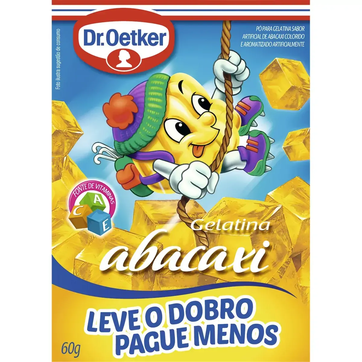 Gelatina Po Dr.oetker Lv Mais Pg Menos Abacaxi
