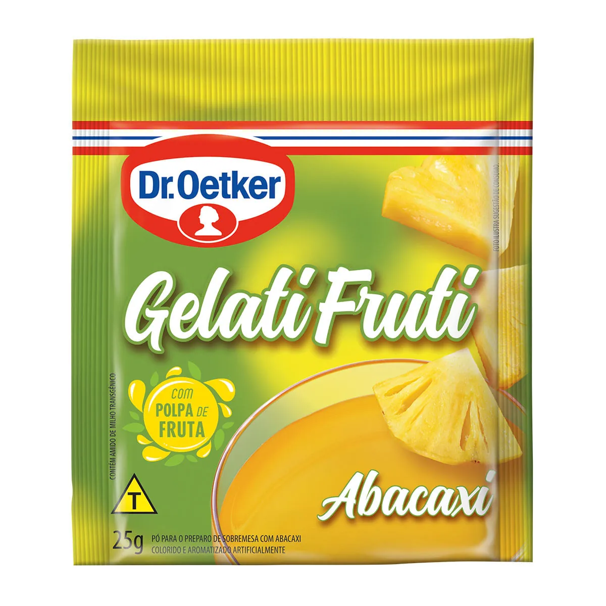 Gelatifruti Dr Oetker Abacaxi 25g