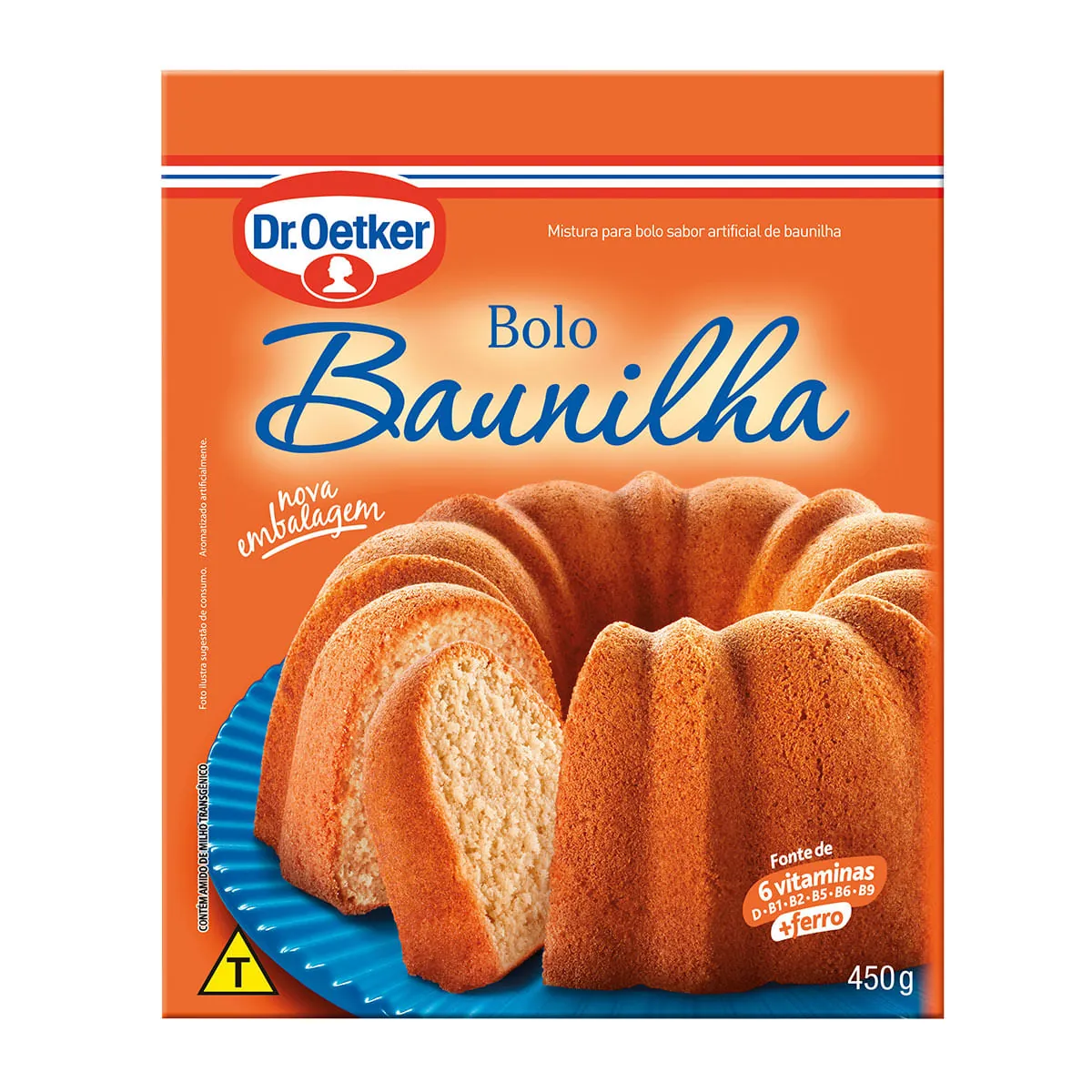 Mistura para Bolo de Baunilha Dr. OETKER Sachê 450g
