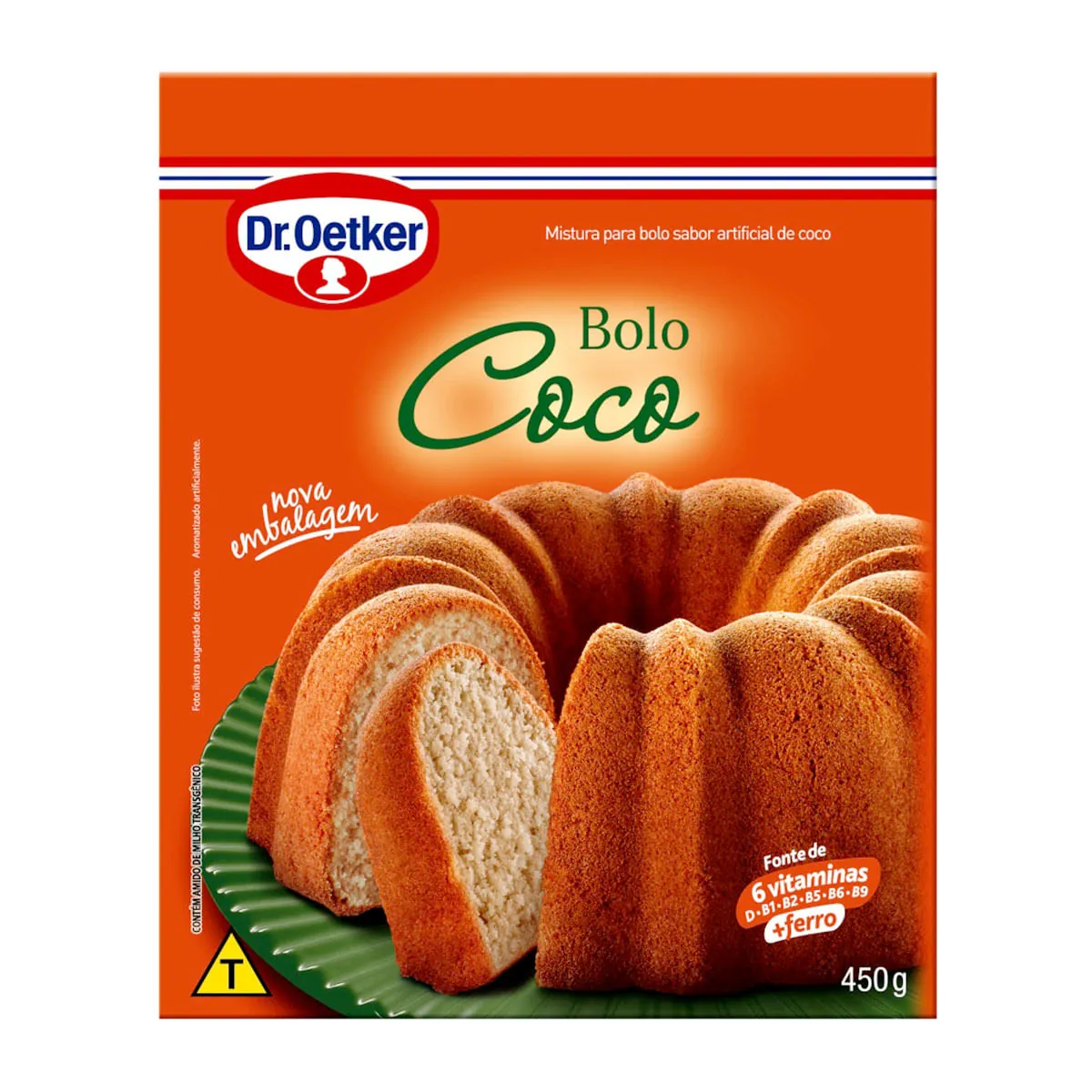 Mistura para Bolo de Coco Dr. OETKER Sachê 450g