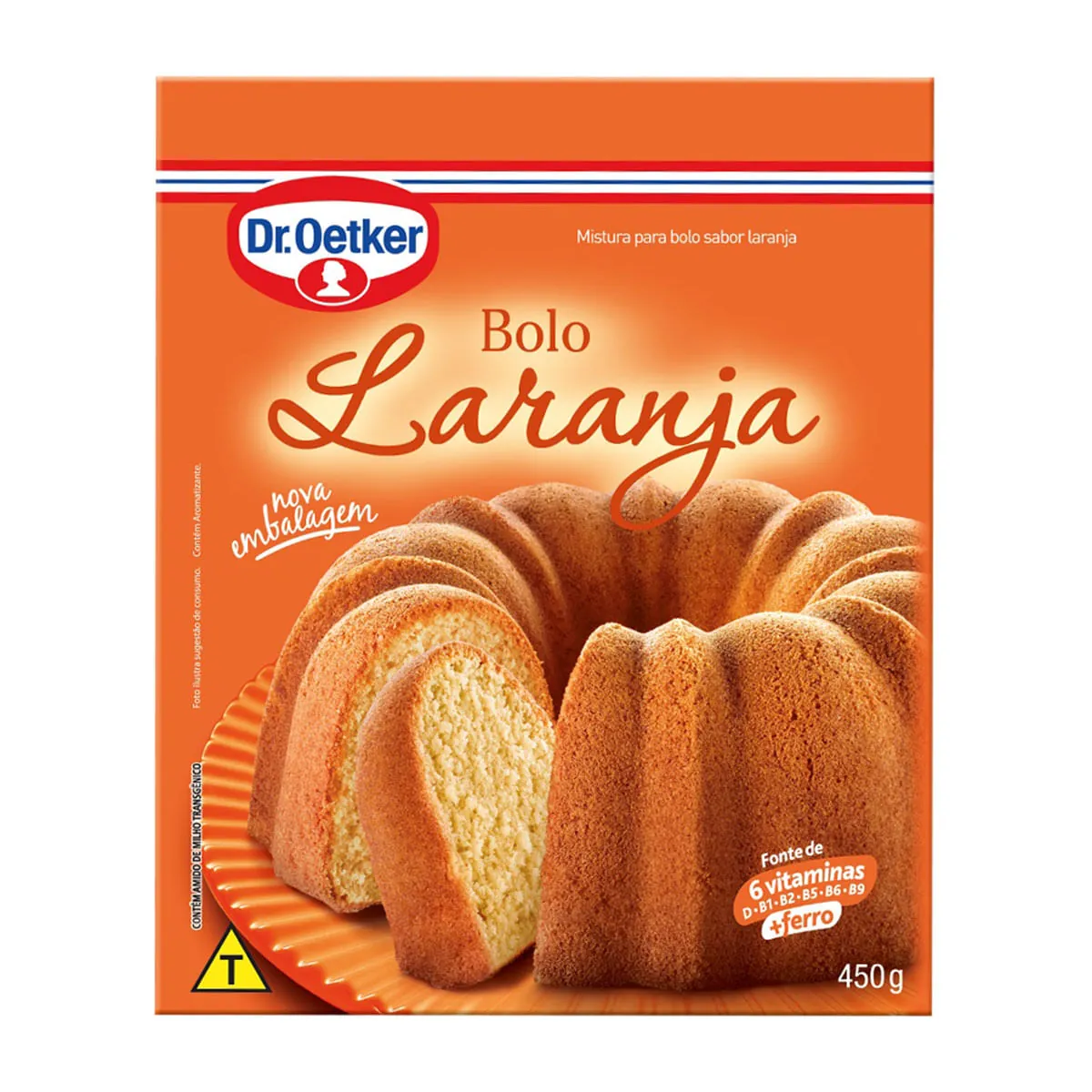 Mistura para Bolo de Laranja Dr. OETKER Sachê 450g