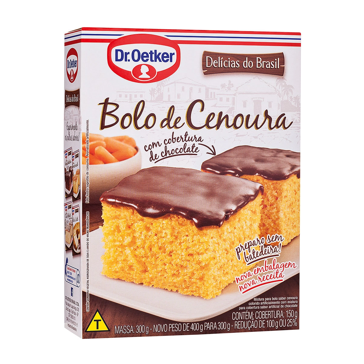 Mist Bolo Oetker Cenoura/chocolate