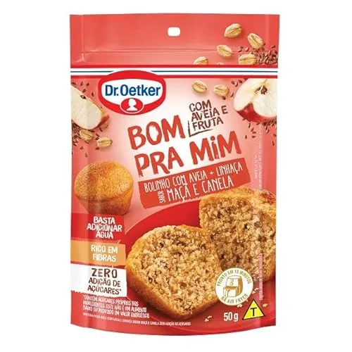 Mist Bolo Maca C Aveia Zr Acucar Dr Oetker 50g