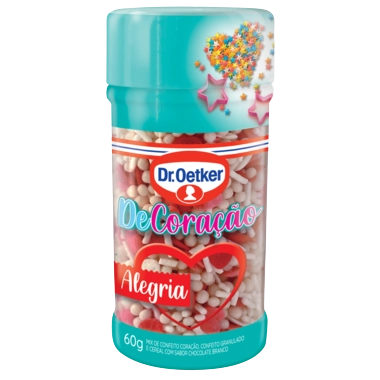 Confeito Mix Dr.oetker 60g Alegria Rosa