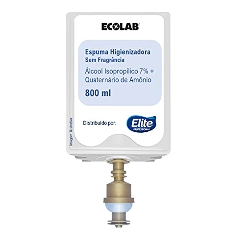 álcool Em Espuma Elite Excellence Neutro Em Blader Com 800 Ml, Elite Professional