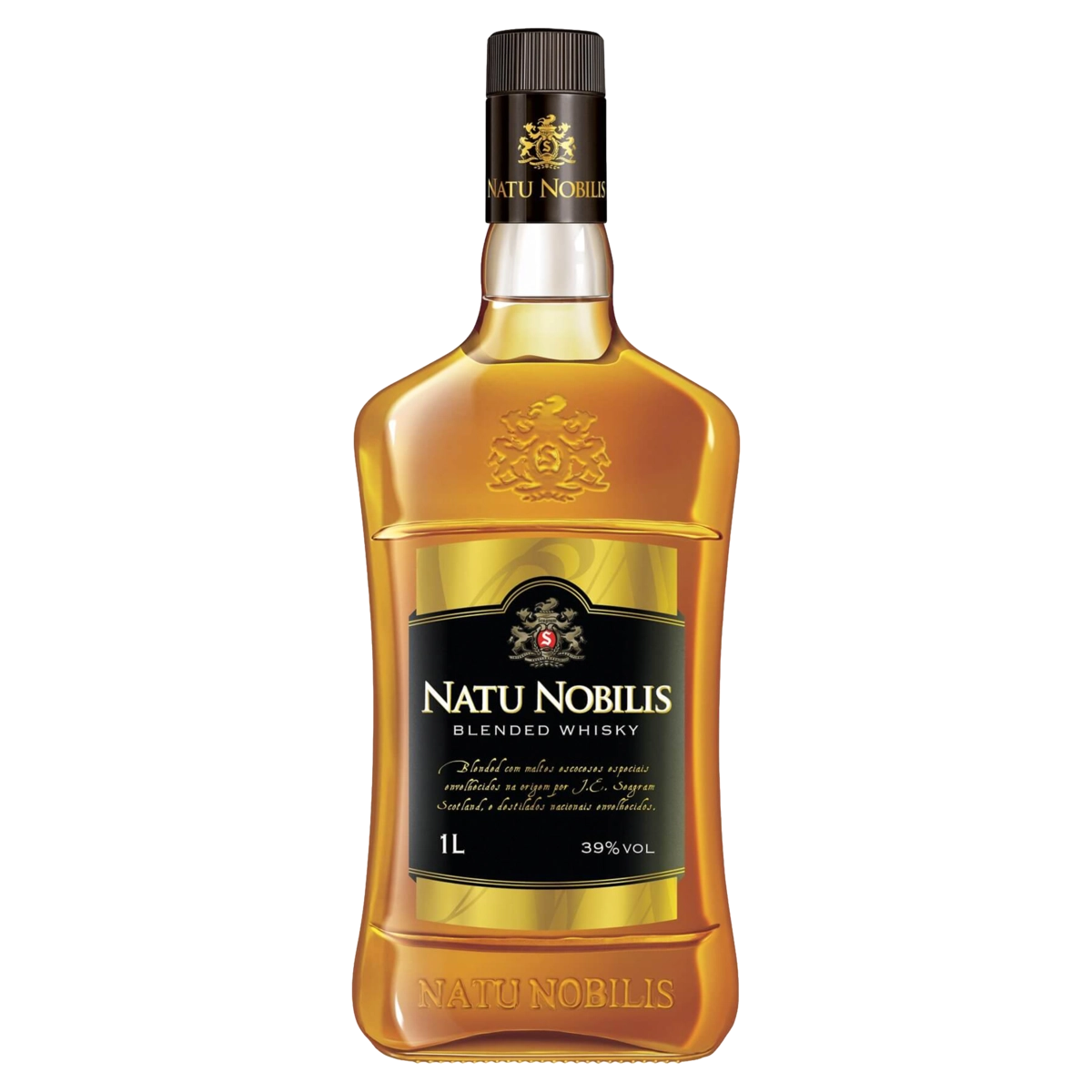 Aperitivo De Whisky Brasileiro Blended Natu Nobilis Garrafa 1l