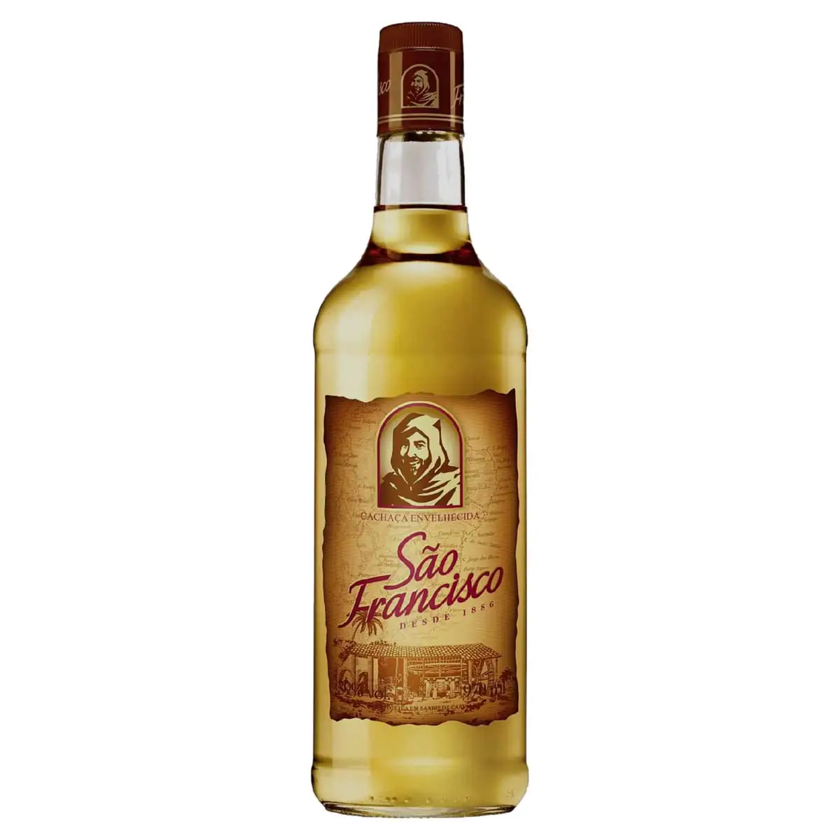Cachaça Envelhecida São Francisco Garrafa 970ml