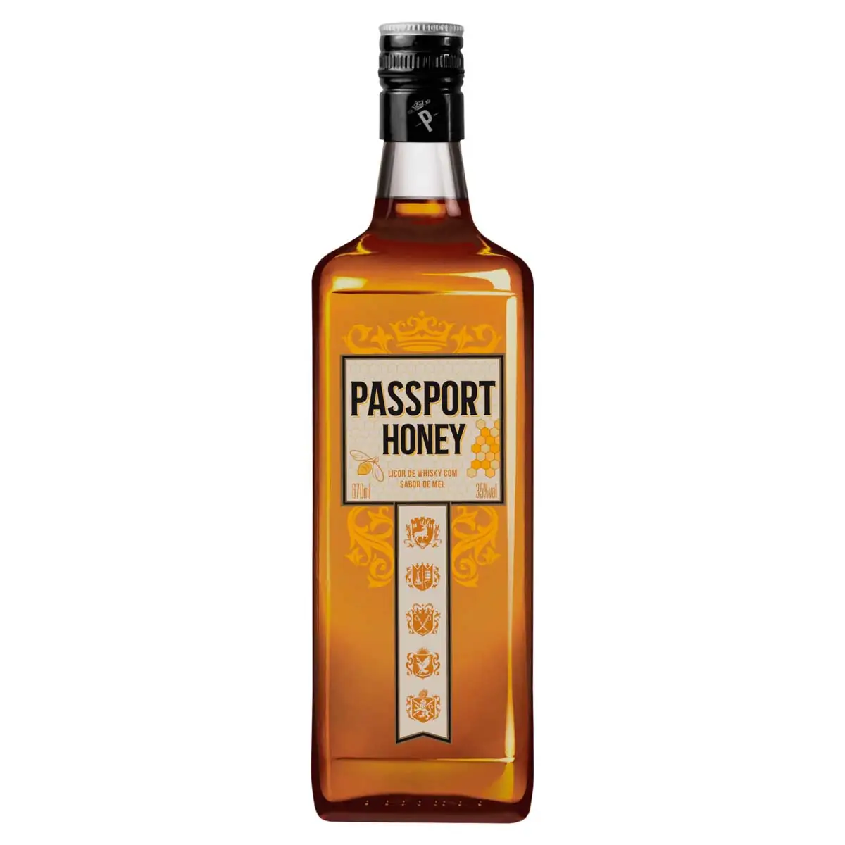 Licor Whisky e Mel Passport Garrafa 670 ml