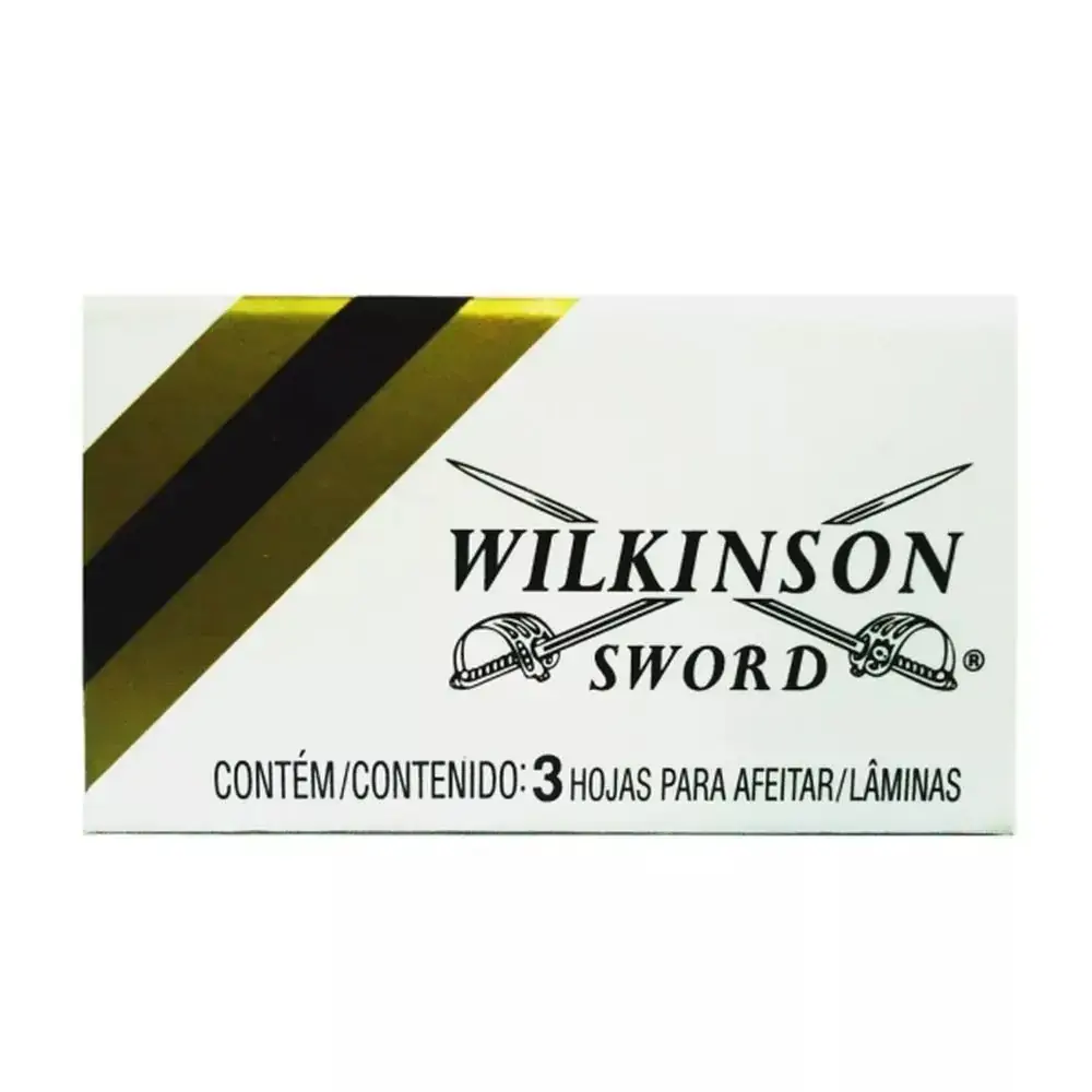 Lâmina de Barbear Wilkinson Inox - 3 unidades