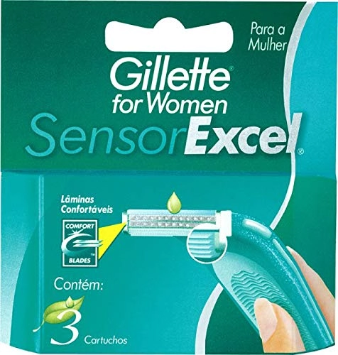 Carga Depilatório Gillette Sensor C/3 Sensor Excel Feminino Unit