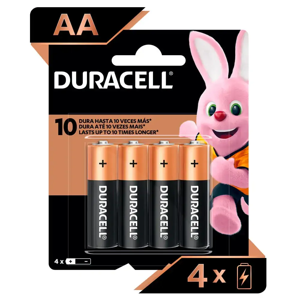 Pilha Duracell Alcalina 4un Grt.1 Moeda