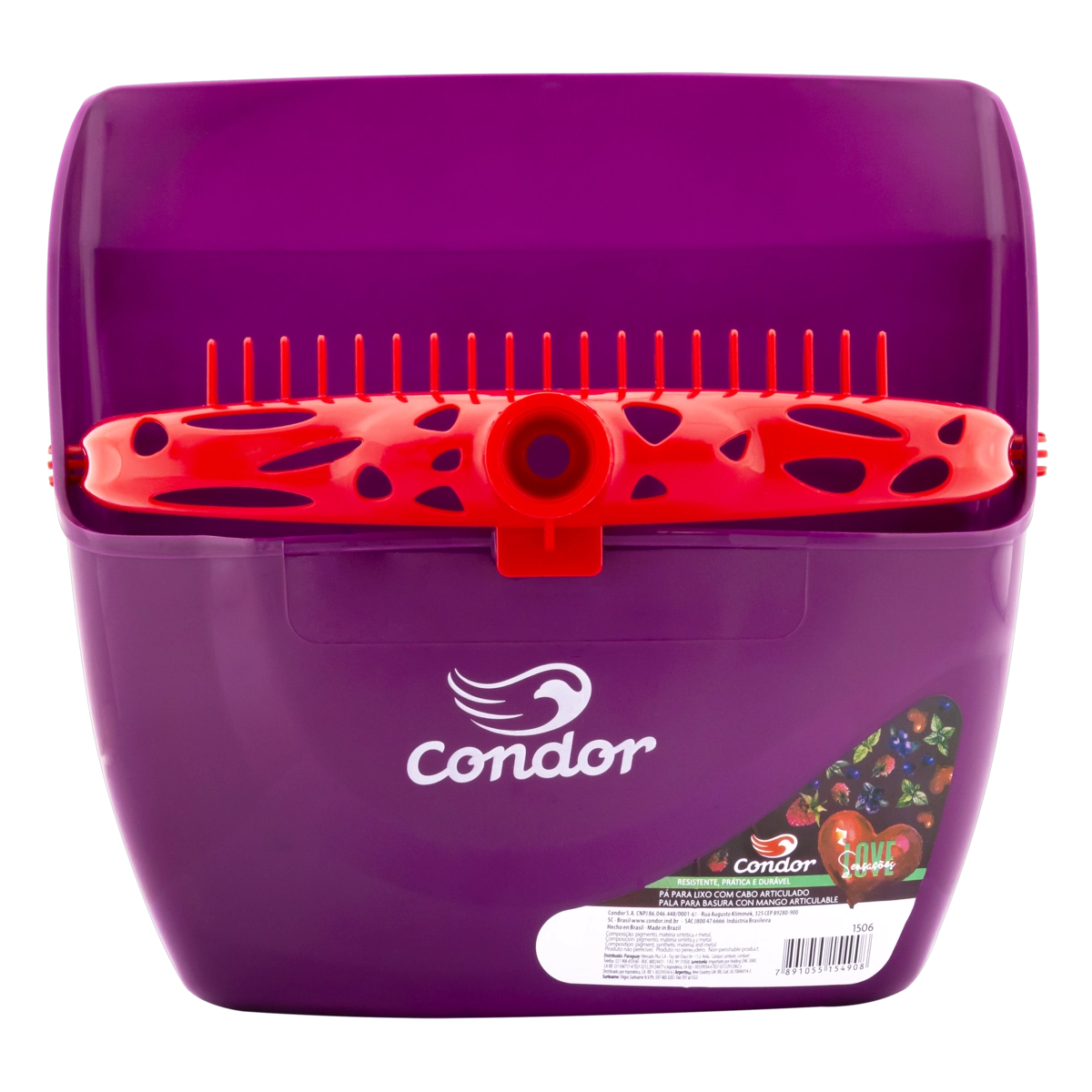 Pá Para Lixo Com Cabo Articulado Condor Love