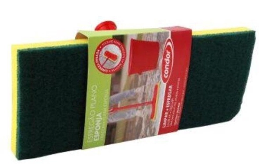 Esfregão Plano Esponja Condor 33cm x 12cm x 2cm Refil