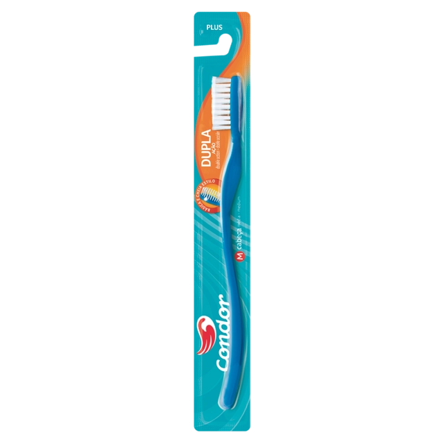 Escova Dental Dupla Ação Condor Plus Cabeça M