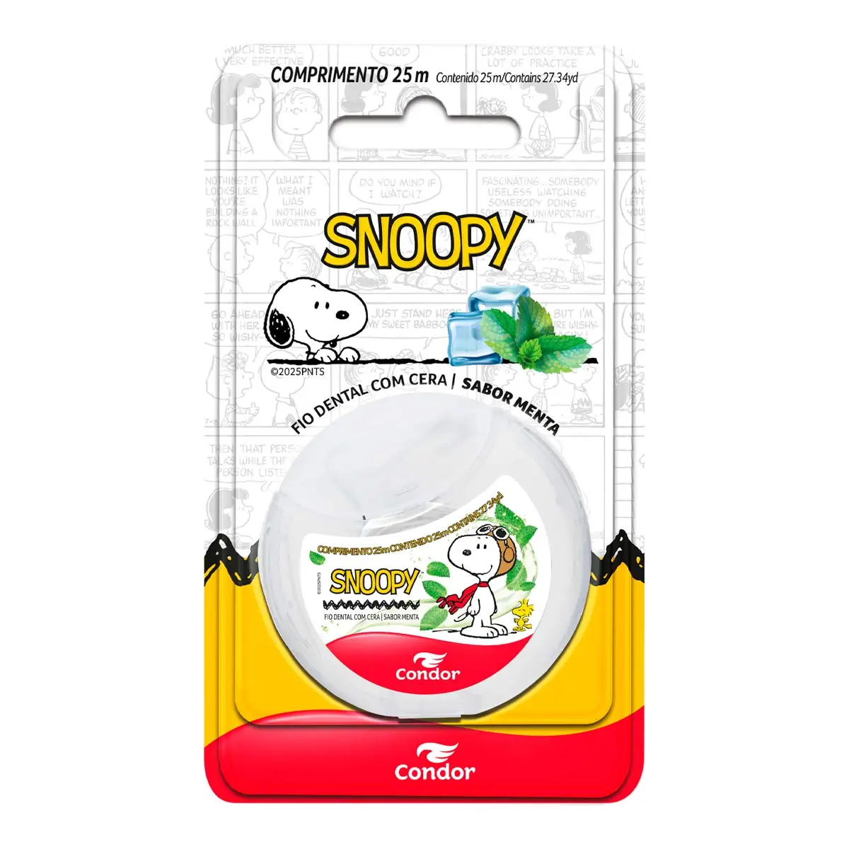 Fio Dental Condor Snoopy 25m Menta