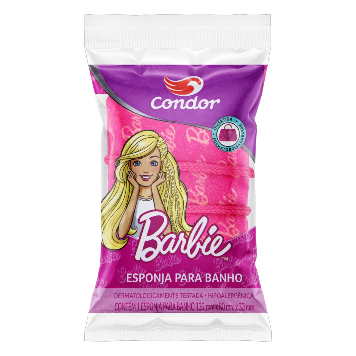 Esponja Infantil Para Banho Barbie Condor