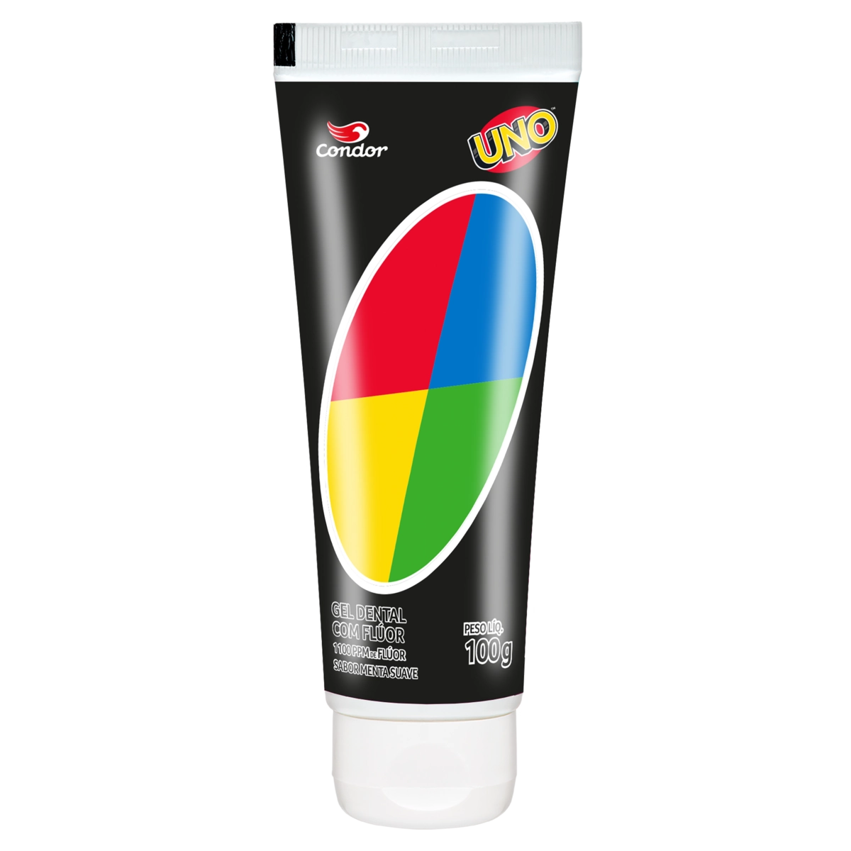 Gel Dental Com Flúor Menta Suave Uno Condor Bisnaga 100g