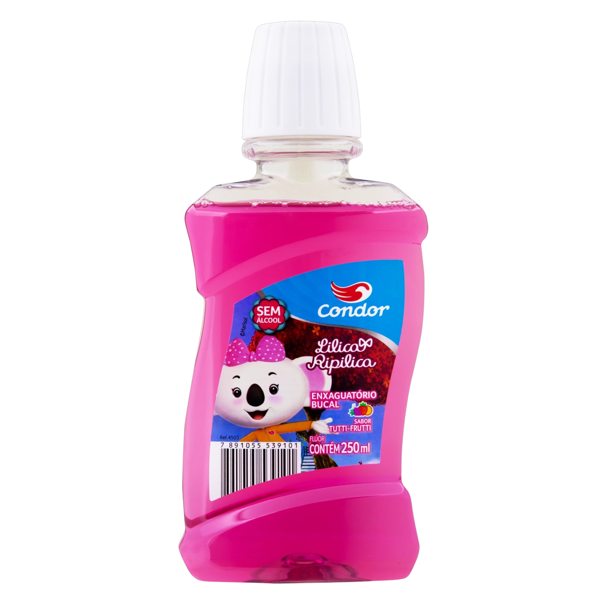 Enxaguante Bucal Infantil Zero Álcool Tutti Frutti Lilica Ripilica Condor Frasco 250ml