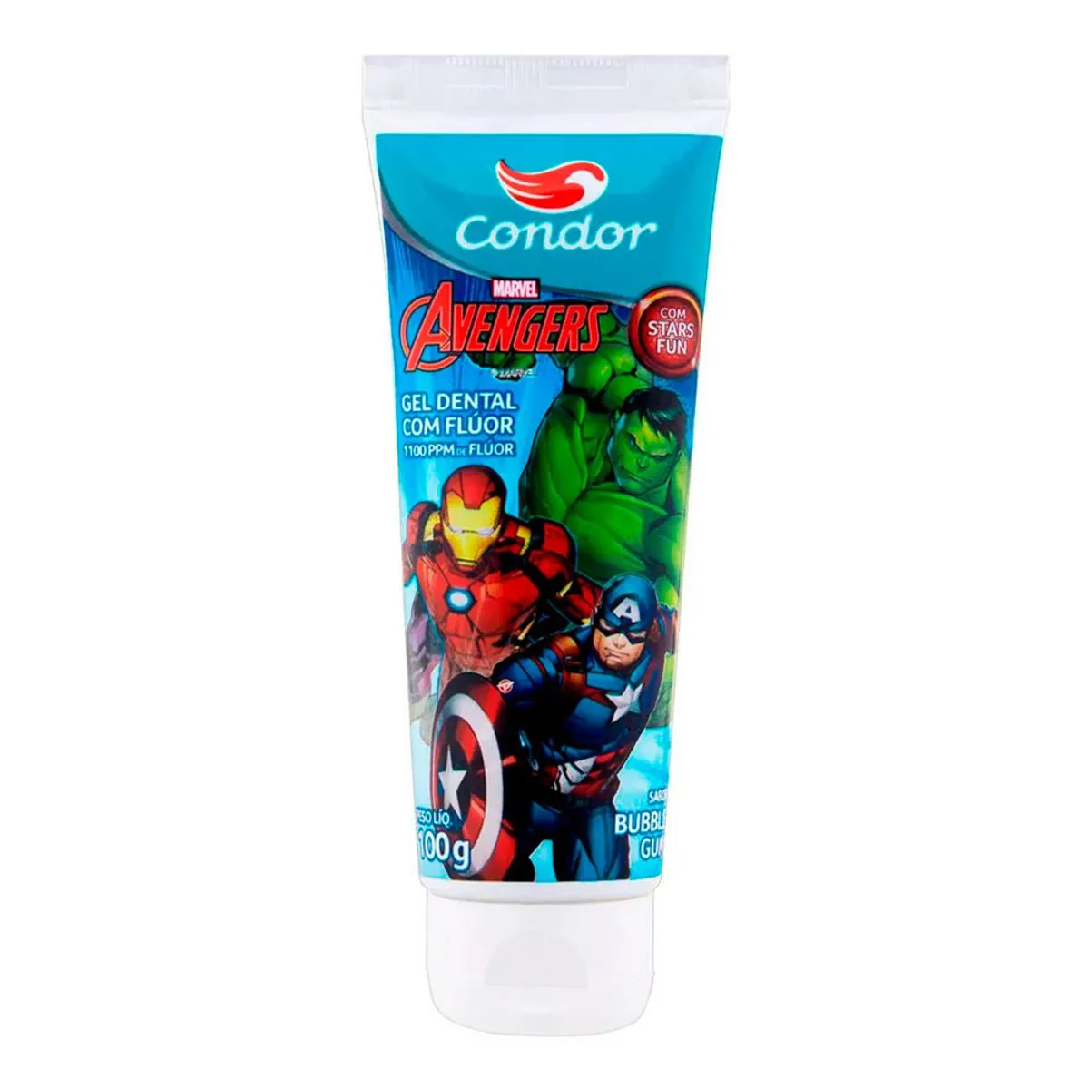 Gel Dental Condor com Fluor Avengers 100 g