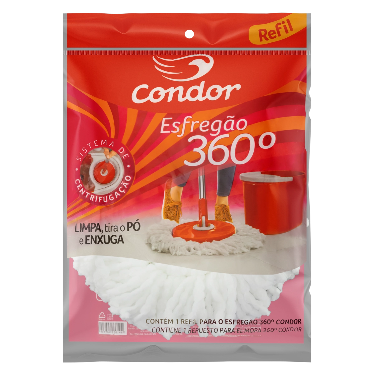 Refil Mop Giratório 360, Mop 1660, Condor
