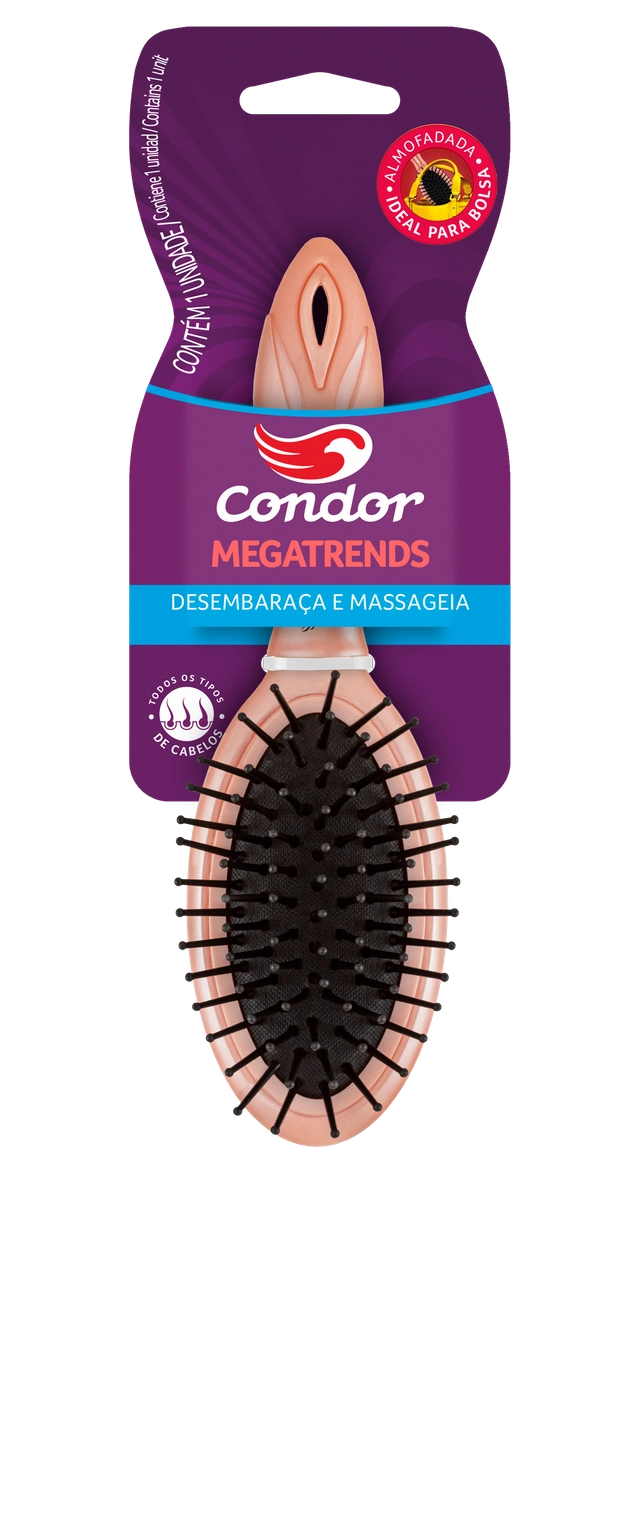 Escova de Cabelo Condor Megatrends Pequena 1 Unidade