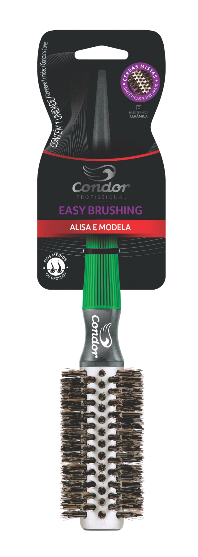 Escova De Cabelo Condor Life Ceramic