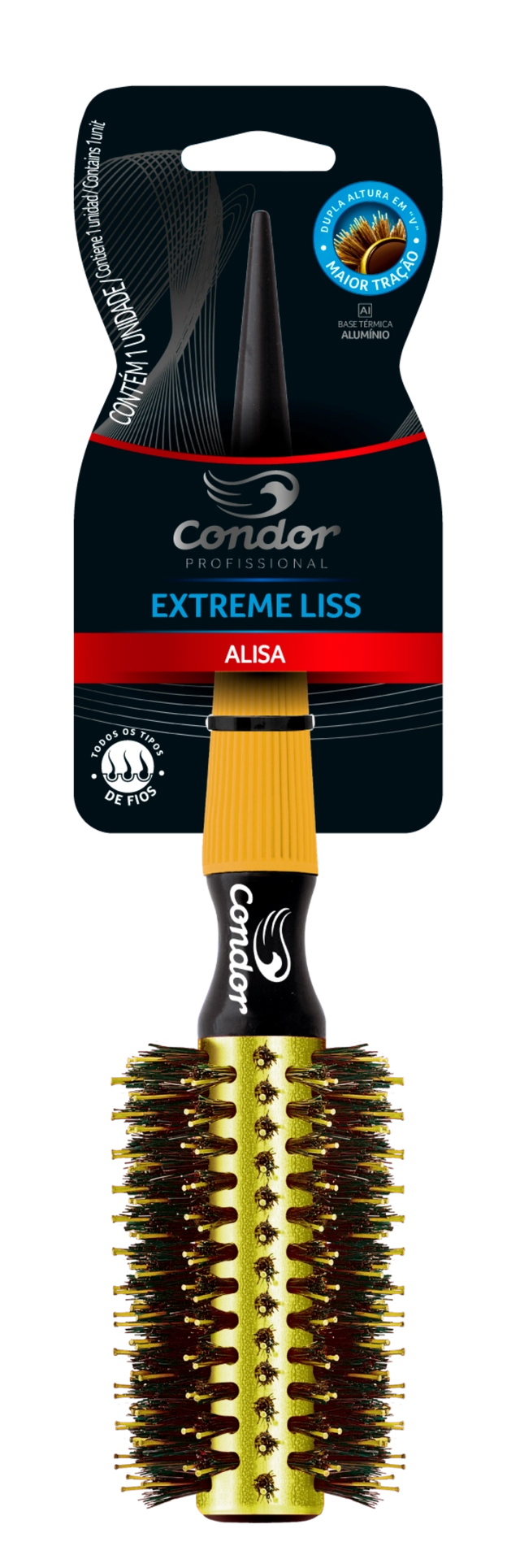 Escova Para Cabelo Condor Extreme Liss Média