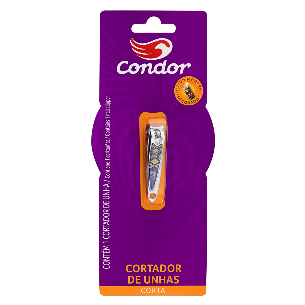 Cortador para Unhas Decorado Condor Pequeno