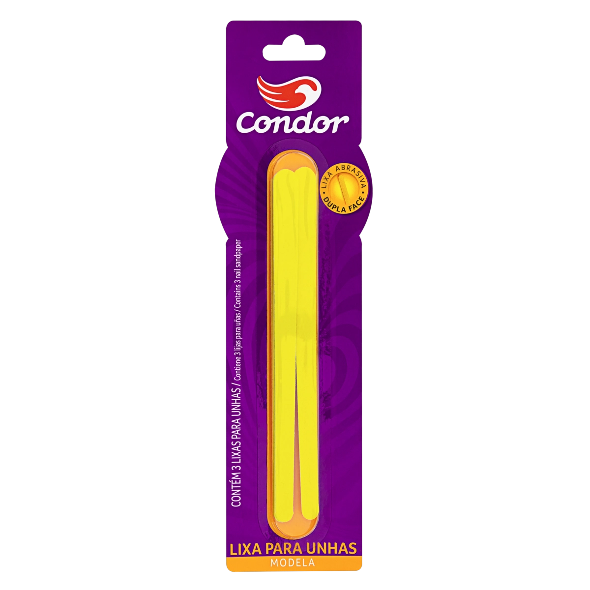 Lixa Para Unhas Condor 3 Unidades